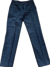 Uniqlo Plus J Wool Pants Gray Striped Business Casual Used