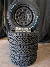 16" 5X112 VW CADDY  WHEELS + TYRES CF1100 AT D MOD STYLE CADDY SWAMPER STYLE x 4