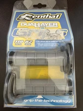 Renthal MX Dual Compound 1/2 Waffle Grips Gray/Black