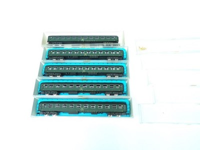 Atlas N 2684 x 5 SNCF passenger cars, ensemble, lot 5pcs, voiture passagers