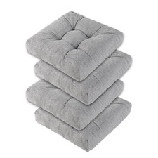 Chair Cushions for Dining Chairs Set of 4, Memory Foam Kitchen Chair Cushions...