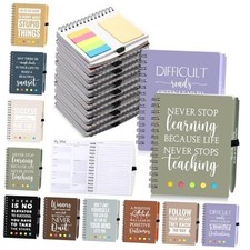 30 Sets Back to School Gifts Inspirational Spiral Weekly Planner Morandi Colors