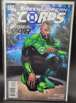 Green Lantern Corps 61 Rags Morales Variant B DC Comics 2011 High Grade