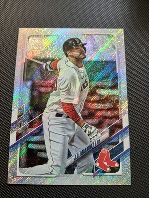 2021 Topps #20 J.D. Martinez Foilboard (Walmart) #/790