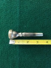 Vincent Bach? 7C Trumpet Mouthpiece Brass? Plated USA Made Pre-owned