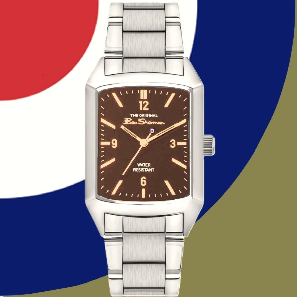 Ben Sherman BS013ESM Gents Bracelet Watch 2 Year Guar RRP £35.00