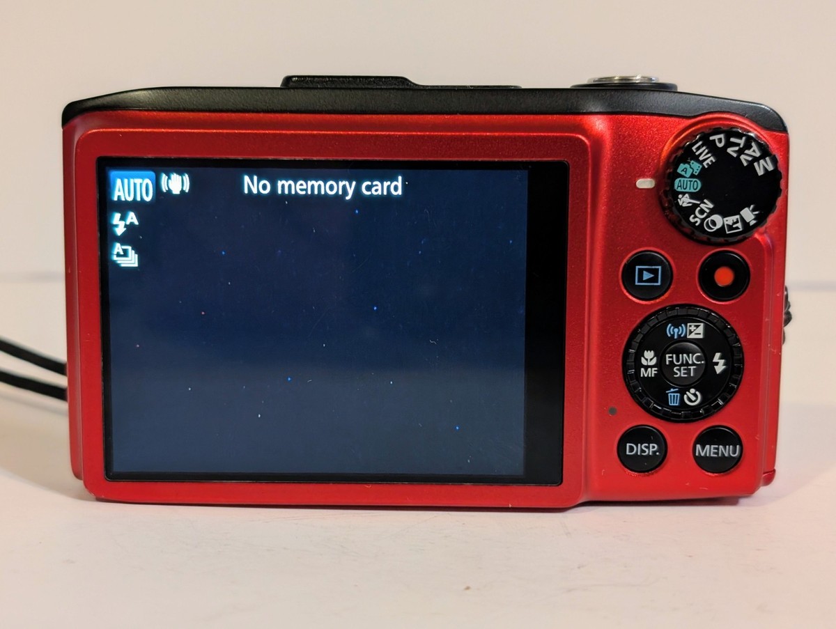 Canon Powershot SX280 HS 12.1 MP Red Digital Camera For Parts | eBay