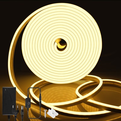 Dimmbar Neon LED Streifen Stripe 12V RGB Flex Schlauch diffus Lichtband DE