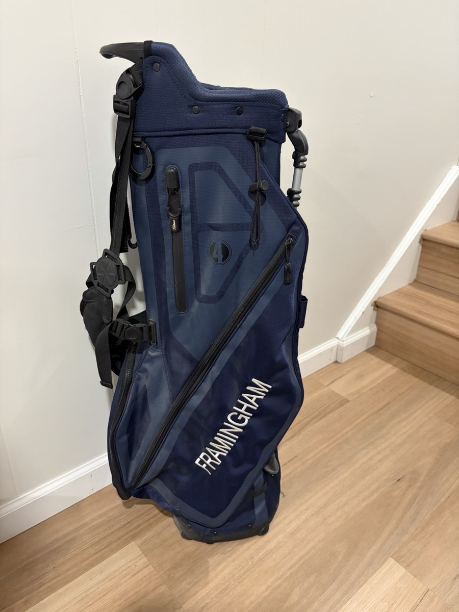 Titleist Navy Blue Stand Golf Bag 4-Way Divider System Carry