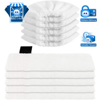 Mikrofaser-Tuchset Waschbar 10 StüCk FüR Dampfreiniger Easyfix SC1-5 BodendüSe