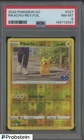 2022 Pokemon Go #027 Pikachu Reverse Foil PSA 8 NM-MT