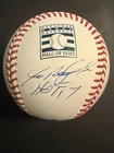 Ivan Pudge Rodriguez signed auto autographed baseball  Rangers HOF JSA inscribed