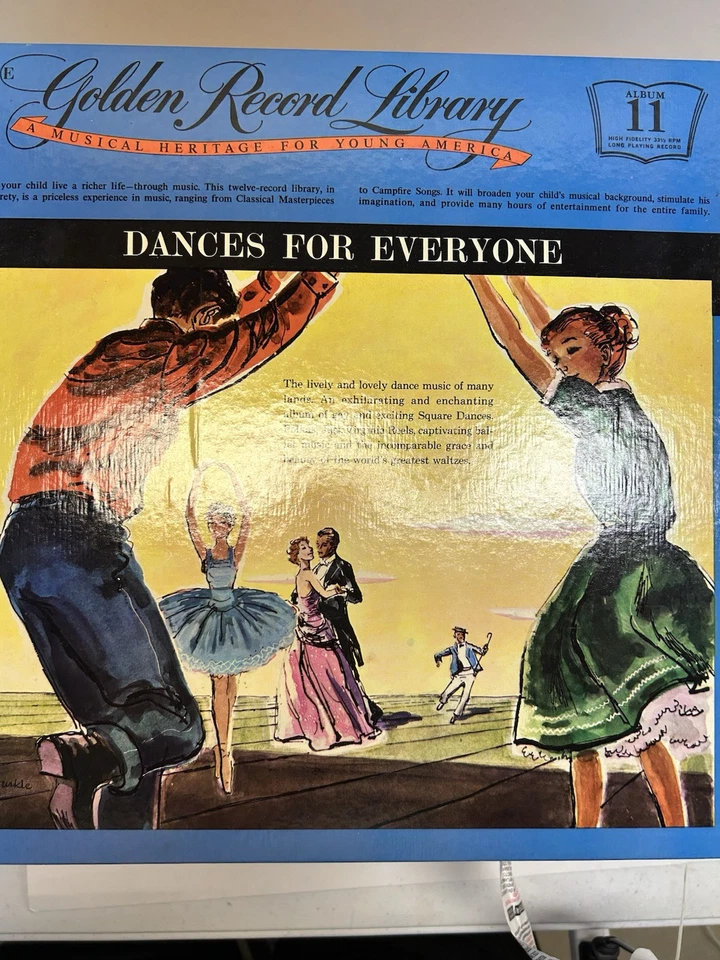 Golden Record Library Set of 11 Vinyl Albums Lot Original Boxes - Image 4 of 4