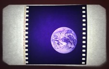 VINTAGE NASA APOLLO 17 70MM FILM CUTOUT AS17-148-22726