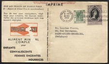HONG-KONG - medical printed matter to Belgium 1953. Fold