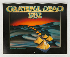 Grateful Dead 1982 Spiral Bound Wall Calendar Steve Schneider Photo 14"x11" RARE