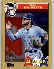2022 Topps Bo Bichette 1987 35th Anniversary All-Stars #87AS-41 Blue Jays