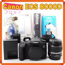 Canon EOS 8000D Digital Camera with Wi-Fi Remote Shooting and 24MP Lens