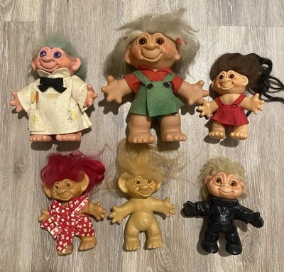 Vintage Troll Lot Thomas Dam Uneeda Wishnik Denmark Eskimo Trolls Lot ...