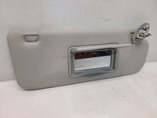 2012-20 Chevrolet Sonic Passenger Right Sun Visor W Mirror Gray Vinyl