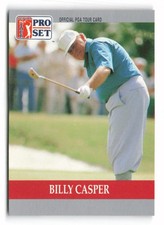 1990 Pro Set PGA Tour #81 Billy Casper Rookie RC
