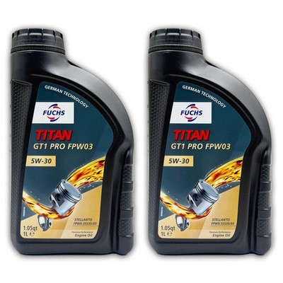2 L Fuchs Gt1 Pro FPW 03 | 5W-30 | Stellantis | FPW9.55535/03 | PSA B71 2290 |
