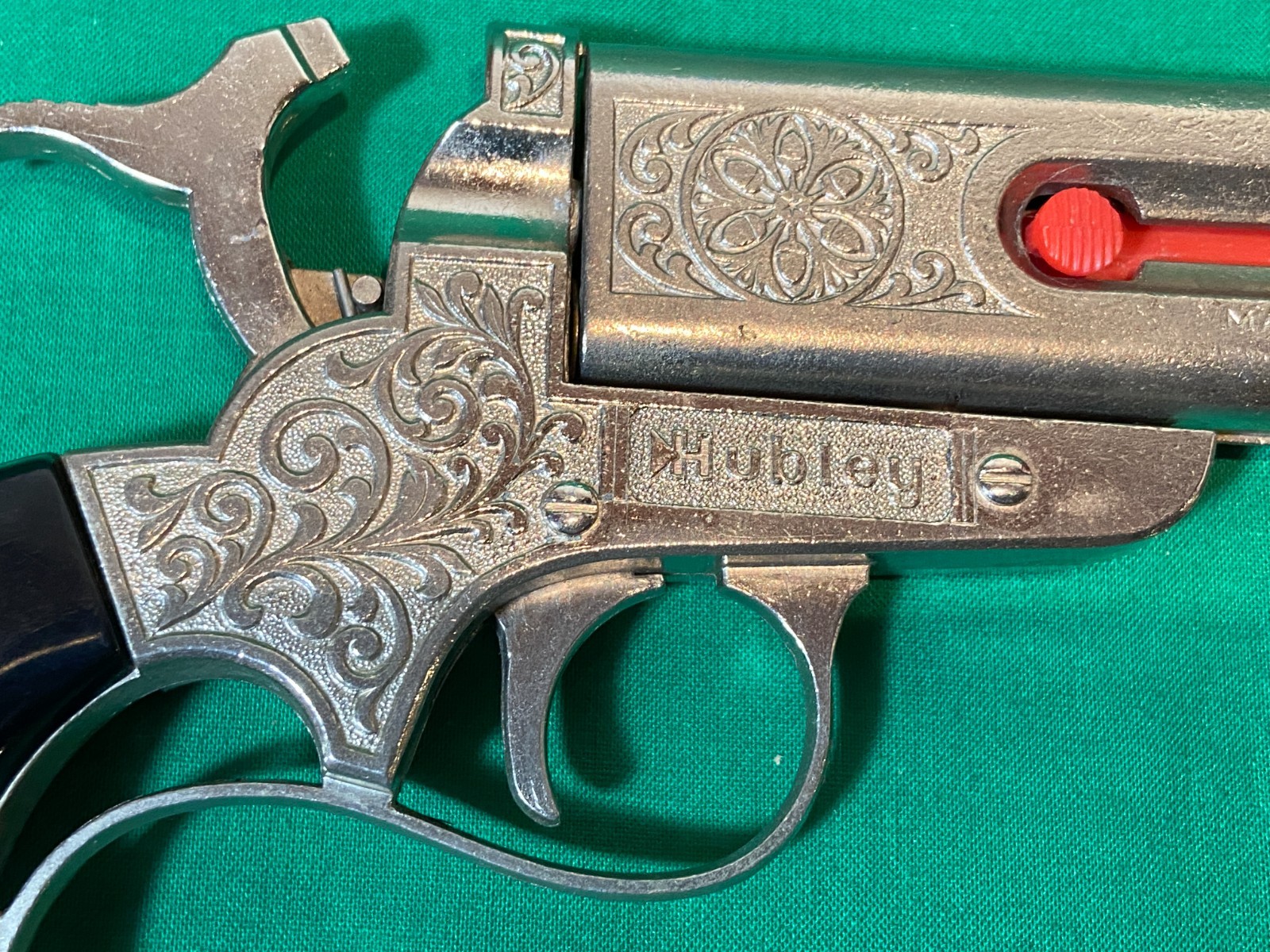 Hubley 1950's Dagger Derringer Double Barrel Cap Gun Pistol Toy