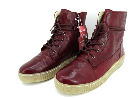 Gabor Chaussures Bottes Bottines Doublé Taille 40 Royaume-Uni 6,5 Cuir - Photo 2 sur 11