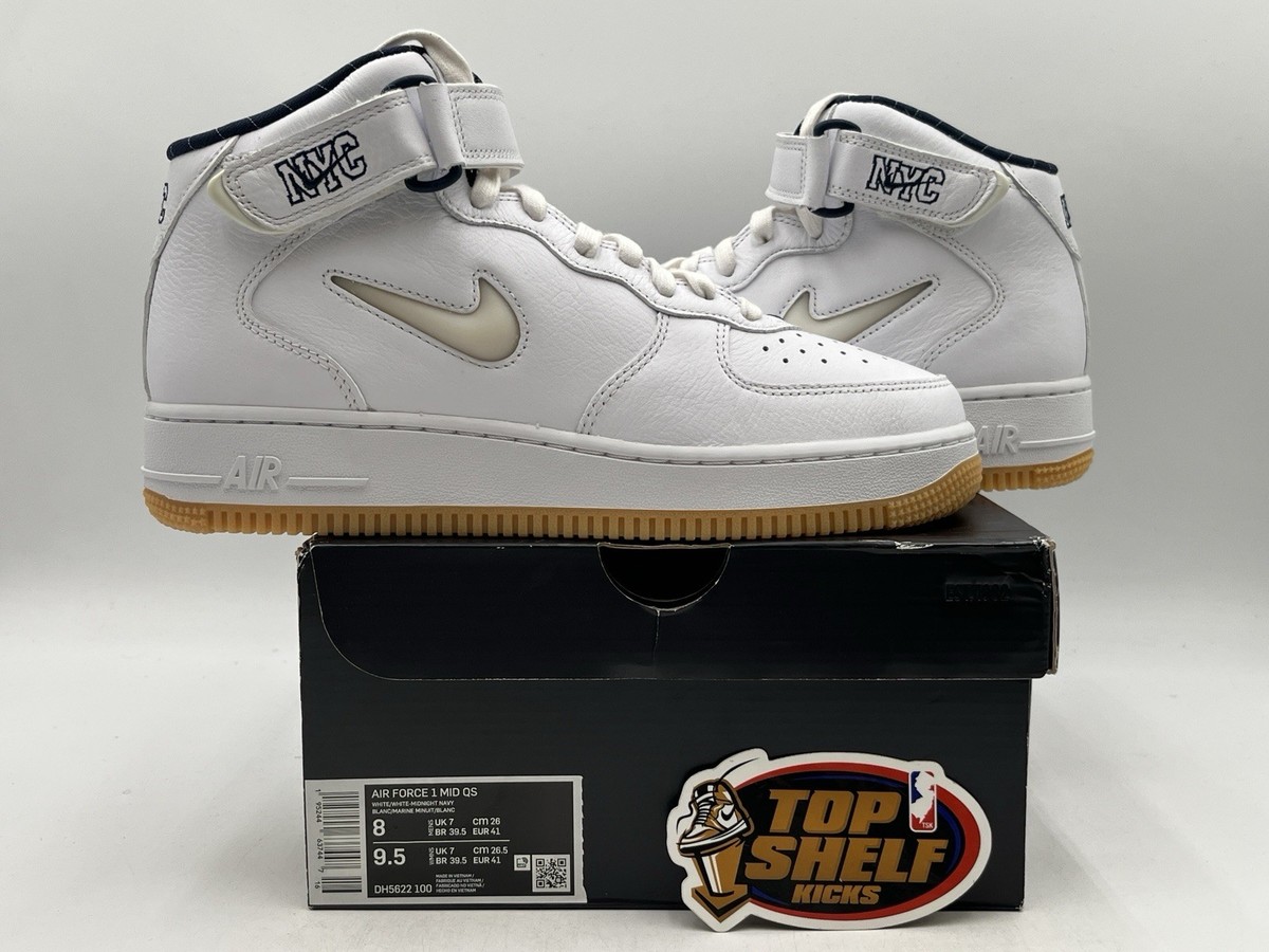 NIKEエアフォース1ミッドQS (White/NYC/9.5) 【公式通販】