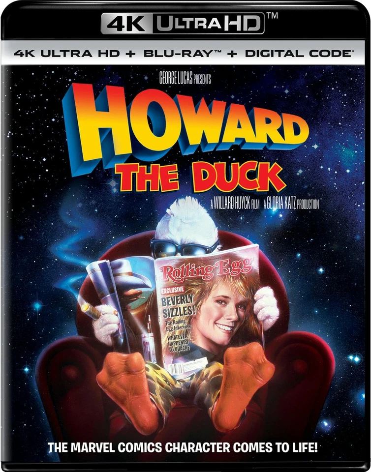 Howard the Duck 4K UHD Blu-ray Lea Thompson NEW Foto 2 de 3