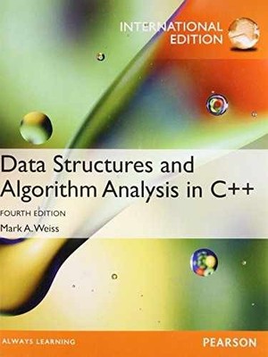 Data Structures and Algorithm - Paperback, by Mark Allen Weiss - Very Good