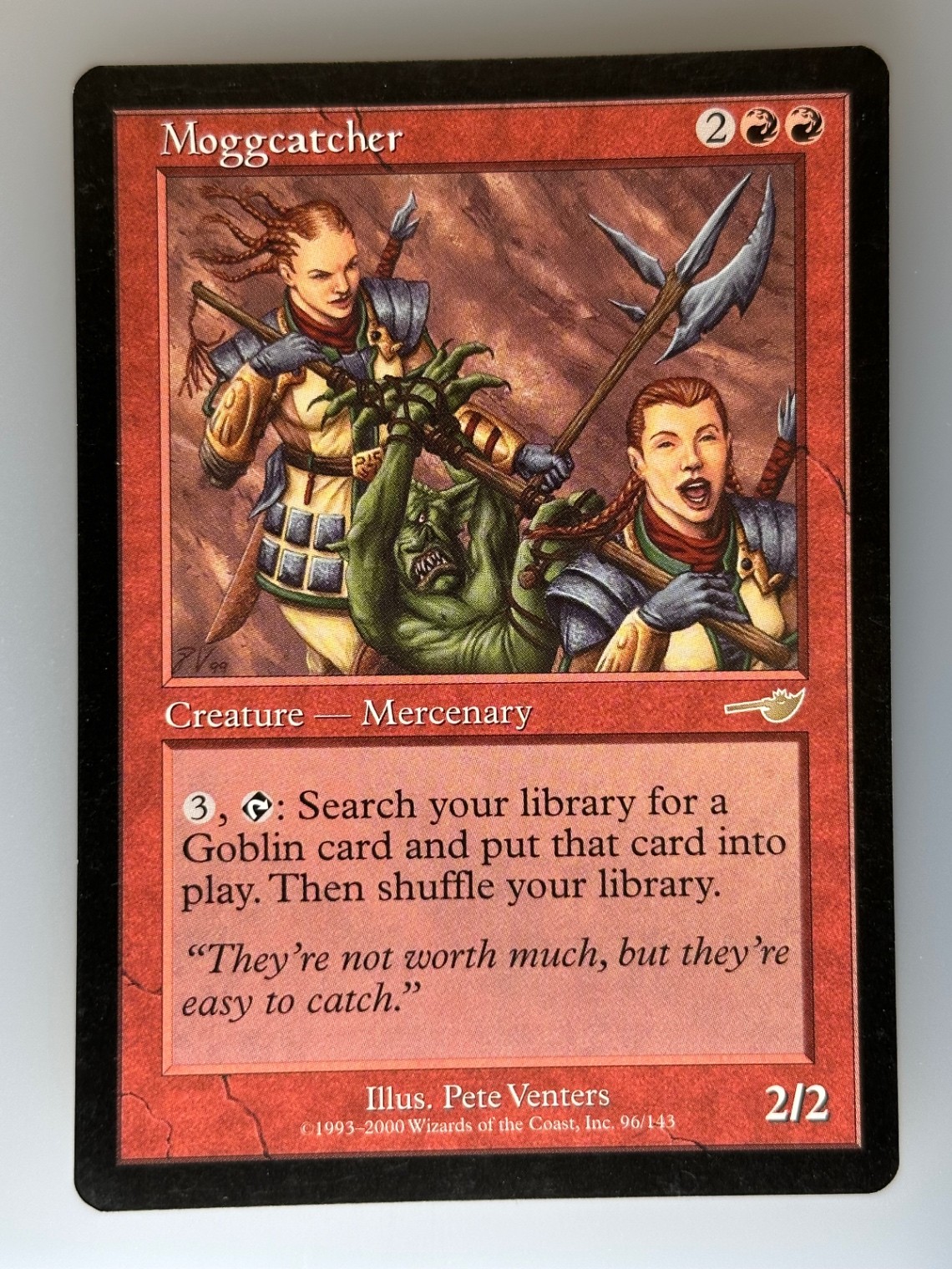 MTG Moggcatcher R Nemesis NMS 96 NM Normal Magic
