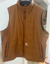 Carhartt Rugged Flex Relaxed Fit Full Zip Vest Women  s Size XXL 20 OV5984-W