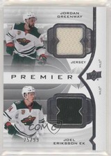 2020-21 Premier Dual Jersey Relics 25/99 Jordan Greenway Joel Eriksson Ek 0na9