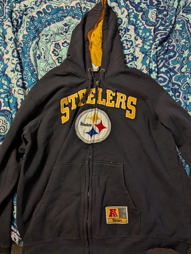 pittsburgh steelers zip up hoodie