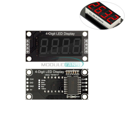 0.36'' inch TM1637 7-Segment 4Bit Digital Tube LED Red Display Module For Arduino