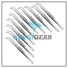 10 Pcs Premium grade LONDON College/Cotton Dressing Pliers 6" Dental Instruments