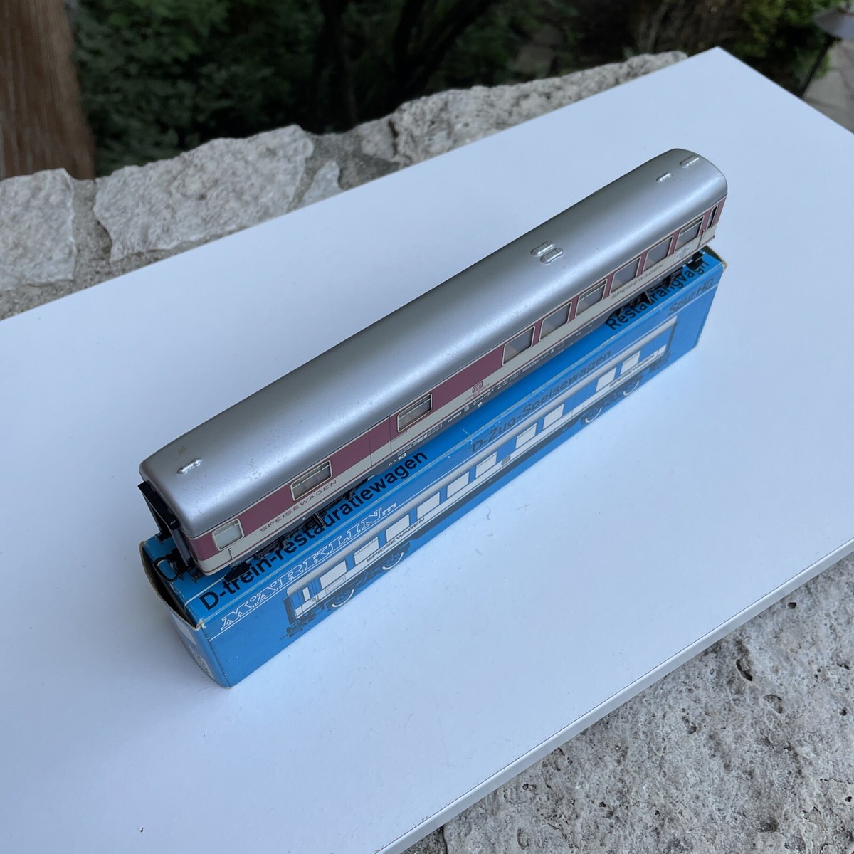 Vintage MARKLIN HO Scale #4054 Express DB Dining Car Coach Wagon