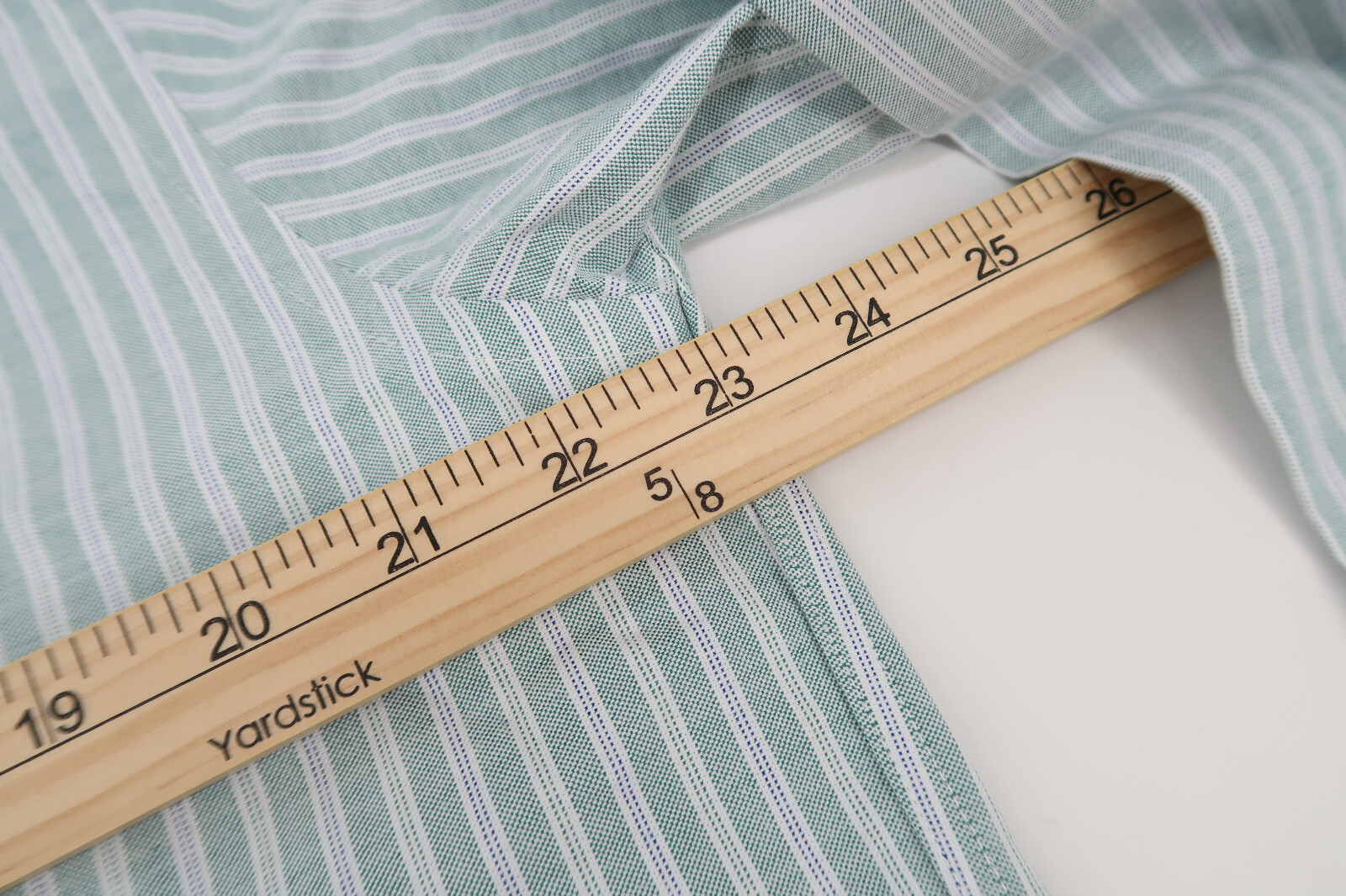 Brooks Brothers Madison Fit Mens Medium Green Striped Button Shirt Stretch NEW thumbnail 9