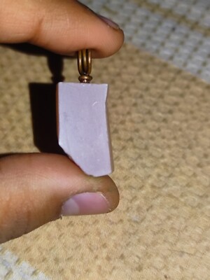 Peach Moonstone Copper Wired Wrapped Pendant