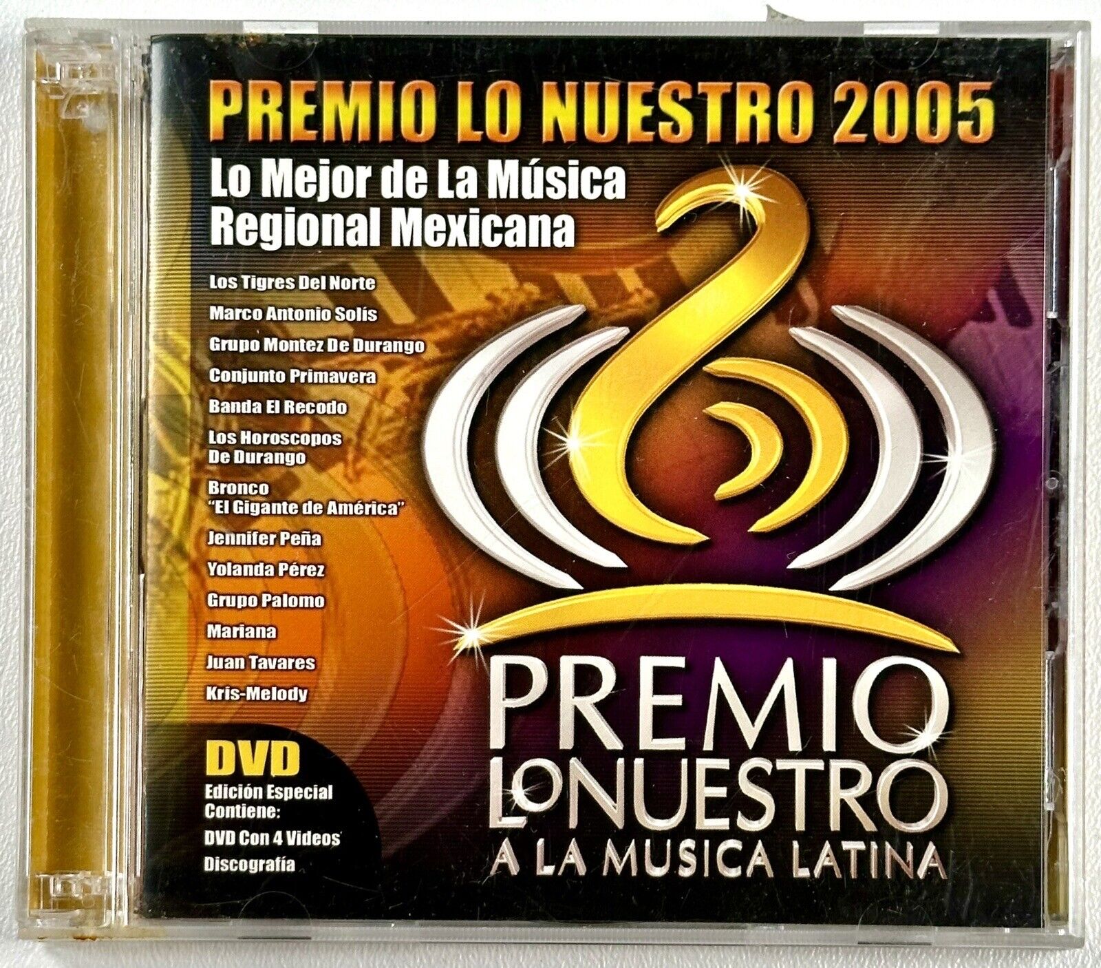 Various Artists Premio Lo Nuestro 2005 CD + DVD Yolanda Perez Jennifer Pena Rare