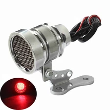 Motorcycle LED Rear Bullet Brake Stop Tail Light For Bobber Chopper Cafe Racer