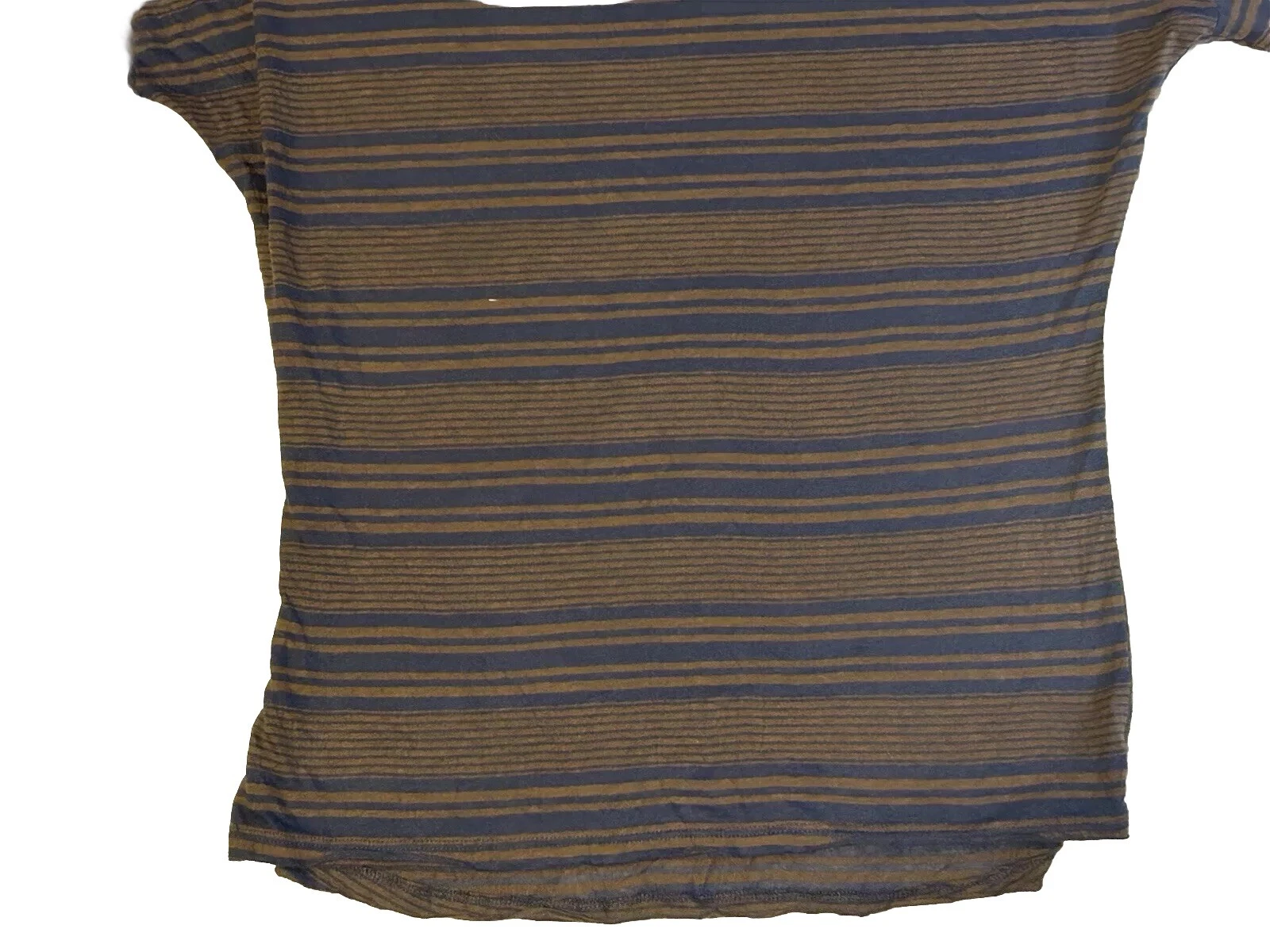 prana striped 3/4 long sleeves shirt