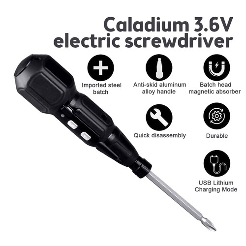 3,6 V Mini Kabelloser Elektrischer Wiederaufladbarer Schraubendreher Elektrische Reparaturwerkzeuge USA - Bild 2 von 16