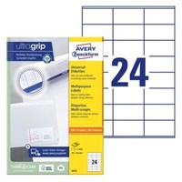 Avery Zweckform 3475 Adressaufkleber 70X36Mm Klebeetiketten 4 Papier