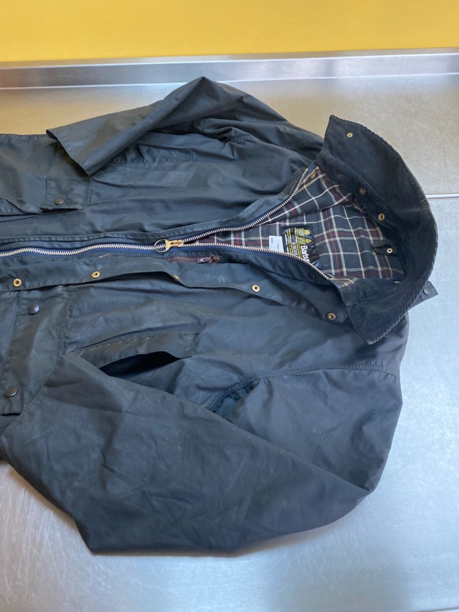VGC 80s Vintage Barbour Border C48 Mens 2XL (58in Chest) Blue VGC 80s Vintage Barbour Border C48 Mens 2XL (58in Chest) Blue