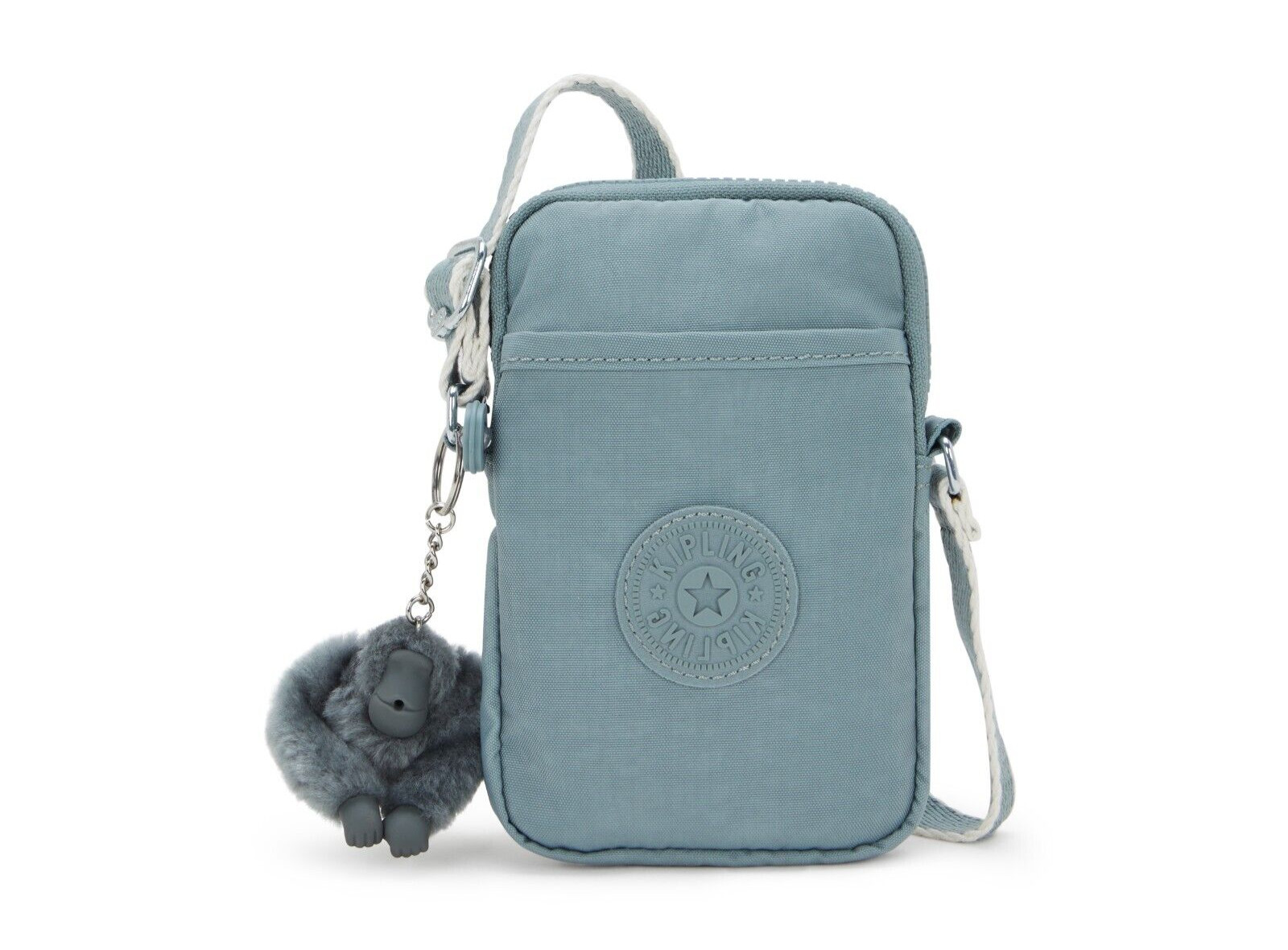Kipling TALLY Phone Bag With Adjustable Crossbody Strap - Relaxed Grey RRP £39