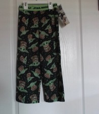 BOYS STAR WARS MANDALORIAN PAJAMA SLEEP PANTS - SIZE SMALL 4/5 - NWT