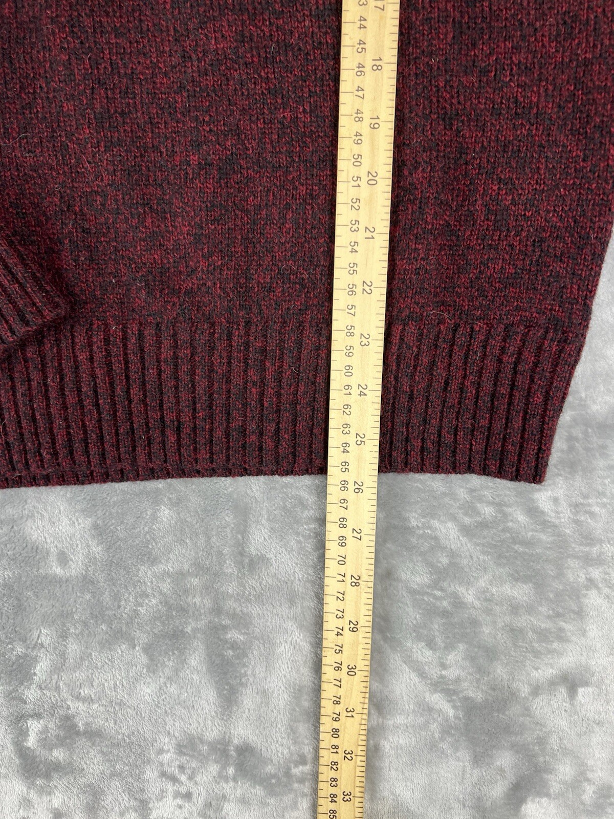 Pendleton Washable Wool Red Round Neck Pull-over … - image 4