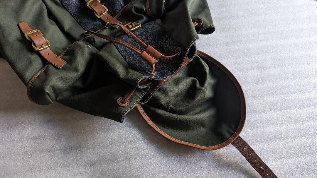 BLACK FLEECE BY Brooks Brothers Thom Browne Oiled Backpack BLACK FLEECE BY Brooks Brothers Thom Browne Oiled Backpack